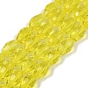 Transparent Glass Beads Strands EGLA-N013-T4mm-D26-1