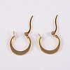 304 Stainless Steel Hoop Earrings EJEW-P040-20-A-3