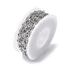 304 Stainless Steel Textured Dapped Chains CHS-G041-01P-3