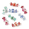 Electroplate Glass & Handmade Porcelain & 304 Stainless Steel Pendants PALLOY-JF05987-1