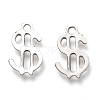 201 Stainless Steel Charms STAS-C017-17P-1