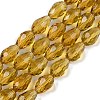 Transparent Glass Beads Strands EGLA-N013-T4mm-D08-1
