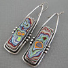 Alloy Enamel Dangle Earrings FS-WG6E131-20-1