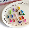 Opaque Acrylic European Beads OACR-M027-01J-1