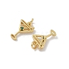 Brass Pave Cubic Zirconia Pendants X-KK-P325-17B-G-2
