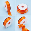 100% Polyester Double-Face Satin Ribbons for Gift Packing SRIB-L024-3.8cm-751-6