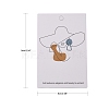 Cardboard Jewelry Display Cards X-CDIS-H002-01A-02-3