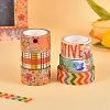 6Boxes 6 Style DIY Scrapbook Decorative Adhesive Tapes DIY-SZ0004-66-3
