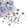 743Pcs Black & White Plastic Wiggle Googly Eyes Buttons KY-YW0001-12-4