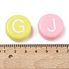Opaque Acrylic European Beads MACR-K365-01A-3