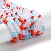 Glass Beads Strands EGLA-A034-M4mm-41-2