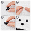 Plastic Doll Nose Sets DIY-WH0297-07D-4