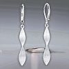 Twist Brass Leverback Earrings FS-WG34DE2-02-1