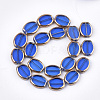 Electroplate Glass Beads Strands X-EGLA-S188-03C-2