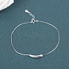 925 Thai Sterling Silver Anklets AJEW-BB60883-A-6