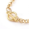 (Jewelry Parties Factory Sale)Brass Rolo Chains & Coffee Bean Chain Bracelets BJEW-JB06017-3