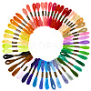 50 Skeins 50 Colors 6-Ply Polycotton Embroidery Floss EMBR-CY0001-02-1