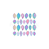 26Pcs 13 Styles Ion Plating(IP) 201 Stainless Steel Filigree Pendants STAS-GA0001-67-7