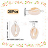 SUNNYCLUE 30Pcs Natural Cowrie Shell Pendants SHEL-SC0001-31B-2