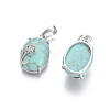 Synthetic Turquoise Pendants G-L512-I06-2