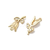 Brass Micro Pave Cubic Zirconia Pendants X-KK-A275-04B-G-2
