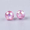 Transparent Plastic Beads OACR-S026-10mm-M-2