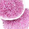 6/0 Baking Paint Transparent Fringe Glass Seed Beads SEED-N006-06G-1