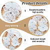 Double Layer Polyester Flower Lace Ribbons DIY-WH0656-60A-6