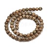 Natural Tibetan 3-Eye dZi Agate Beads Strands G-A240-A01-02-3