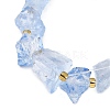Raw Rough Natural Quartz Crystal Beads Strands G-Z131-J01-03-4