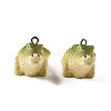 Opaque Resin Pendants LS-RESI-G129-02-1