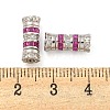 925 Sterling Silver with Rhinestone Screw Clasps STER-B005-41B-P-3