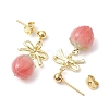 4Pairs 4 Colors Resin Stud Earring EJEW-TA00481-5