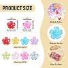 120Pcs 2 Styles Acrylic Bead Caps OACR-TA0004-70-4