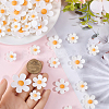 100Pcs 3 Styles Opaque Resin Cabochons RESI-PA0001-15-3