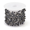 Glass Round Beaded Chains CHS-B003-04E-3