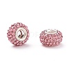 Grade A Rhinestone European Beads CPDL-H001-9-1