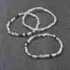 Natural Fluorite Beaded Stretch Bracelets BJEW-D446-A-38-1