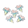 Transparent Printed Acrylic Pendants TACR-G042-01A-4