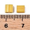 2-Hole Baking Paint Glass Seed Beads SEED-S023-17C-22-4