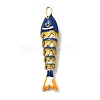 Rack Plating Brass Pendants KK-A268-05G-C06-1