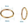 Brass Open Jump Rings KK-PH0006-10mm-G-2