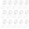 CHGCRAFT 20 Sets Sublimation Blanks Keychains KEYC-CA0001-05-1