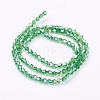 Glass Beads Strands EGLA-S056-06-2