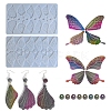 DIY Butterfly Wing & Round Pendant Silicone Molds SIMO-B004-01-1