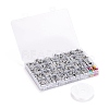 1200Pcs Plating Acrylic Beads PACR-LS0001-03-8