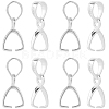 SUNNYCLUE 6Pcs 925 Sterling Silver Pendants Bails STER-SC0001-31-1