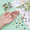60Pcs 10 Colors Glass Pendants GLAA-GO0001-22-2