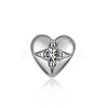 316L Surgical Stainless Steel Micro Pave Clear Cubic Zirconia Tongue Rings FS-WG6EDE0-02-1