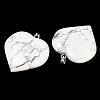 Natural Howlite Pendants GG-K002-04B-2